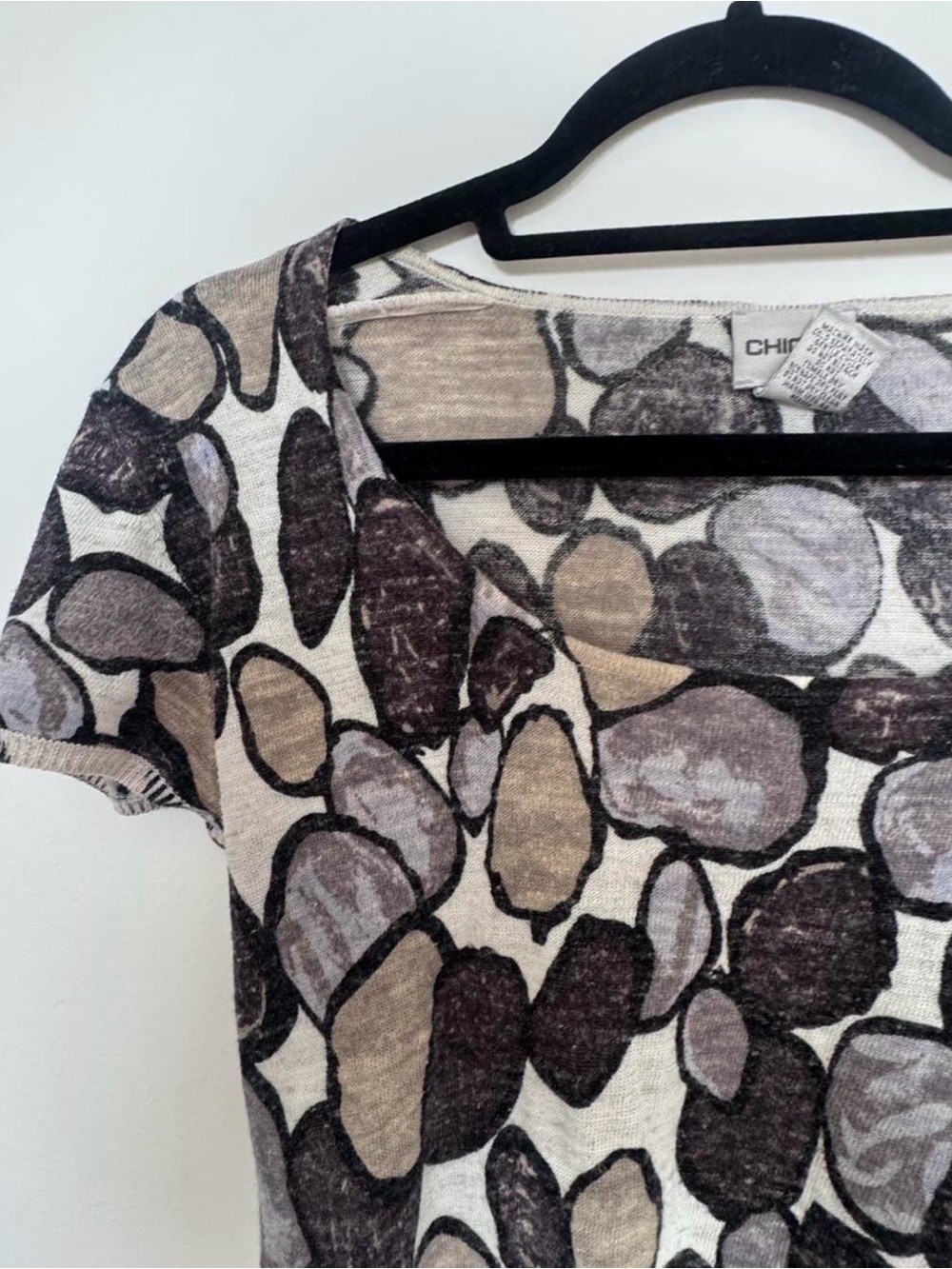Chico’s Alternative Pattern Soft Tee - Picture 3 of 4